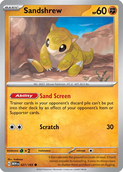 sandshrew moveset|sandshrew serebii.